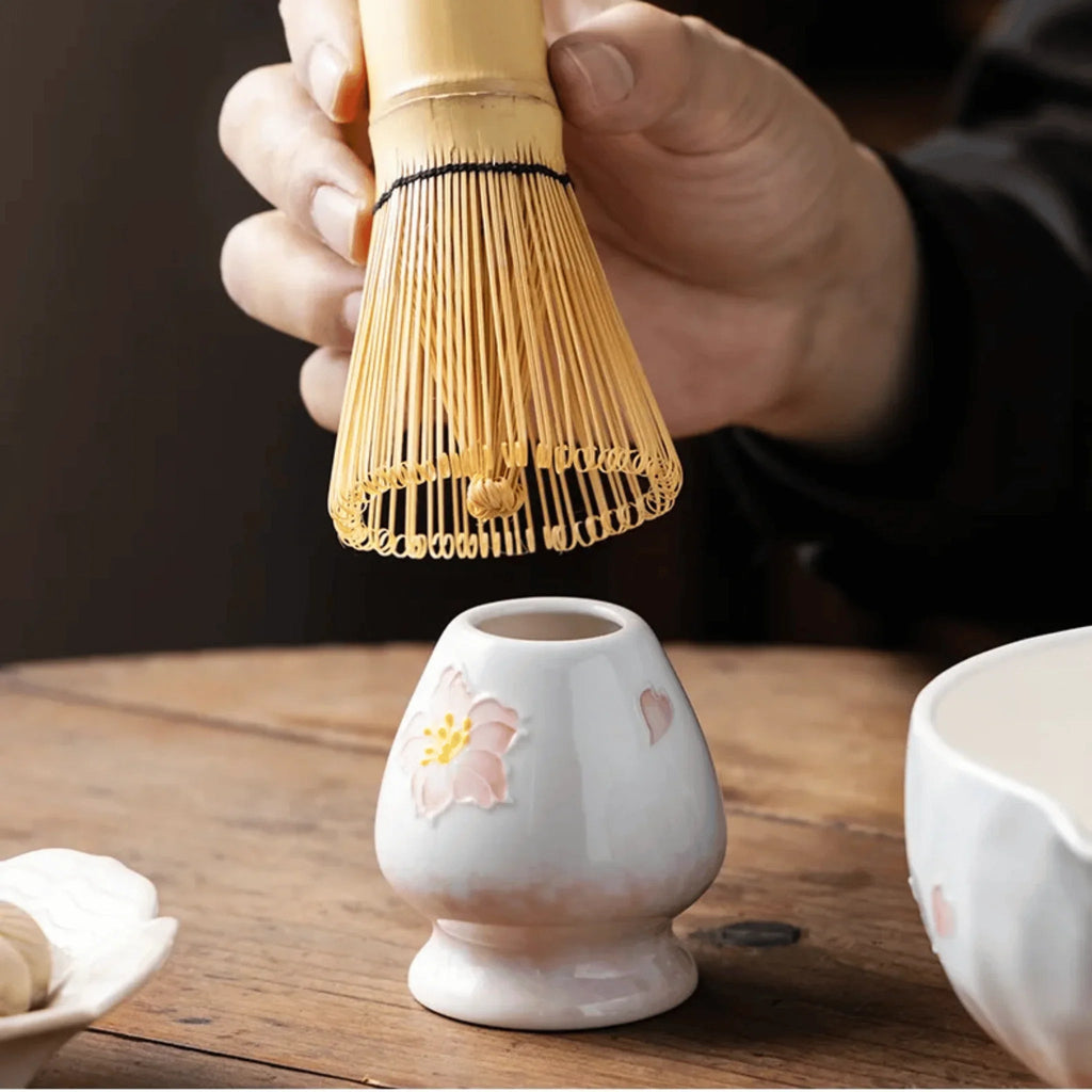 Melranta Matcha Set – 5-Piece Cherry Blossom Kit