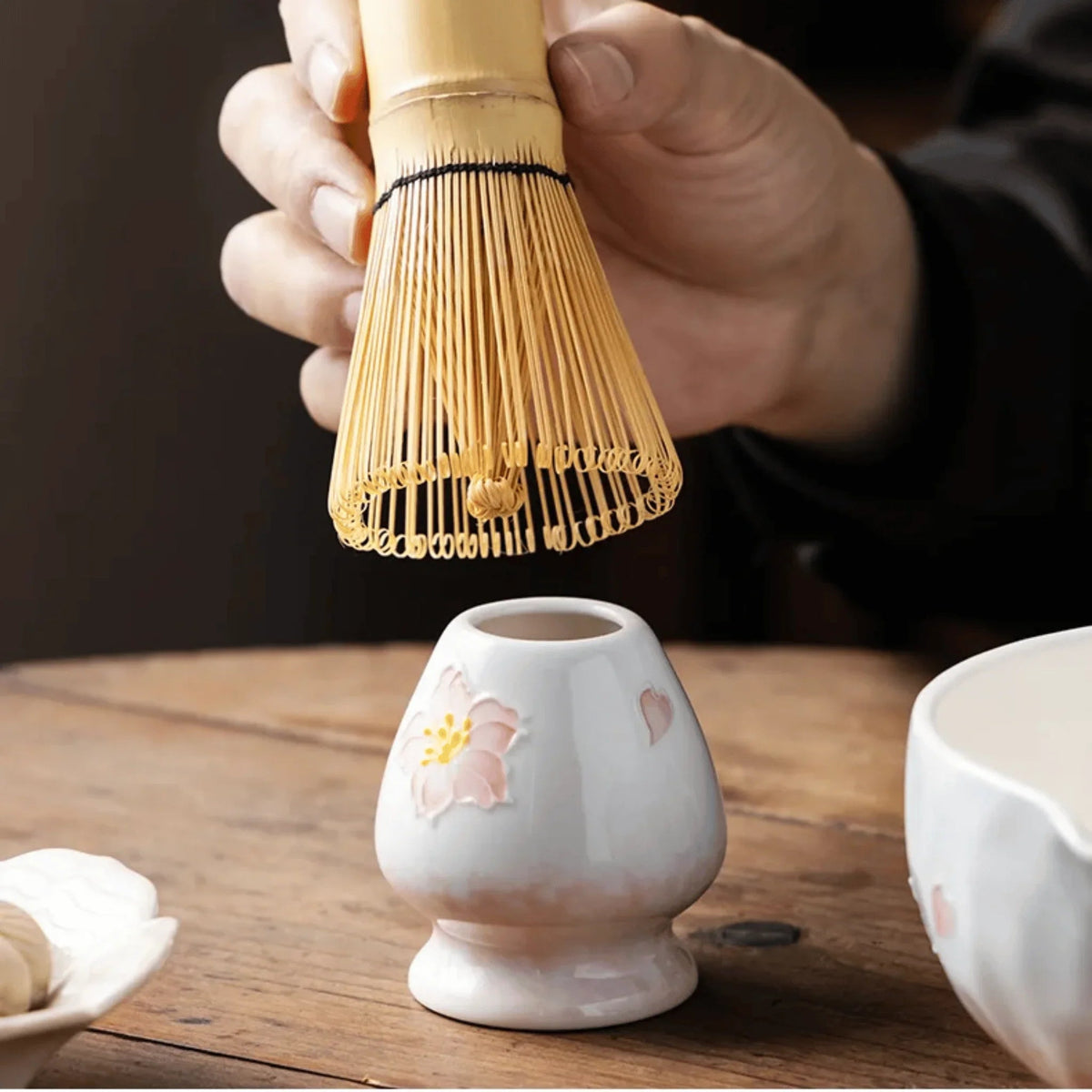 Melranta Matcha Set – 5-Piece Cherry Blossom Kit