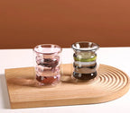 Melsina Double Glass Cup
