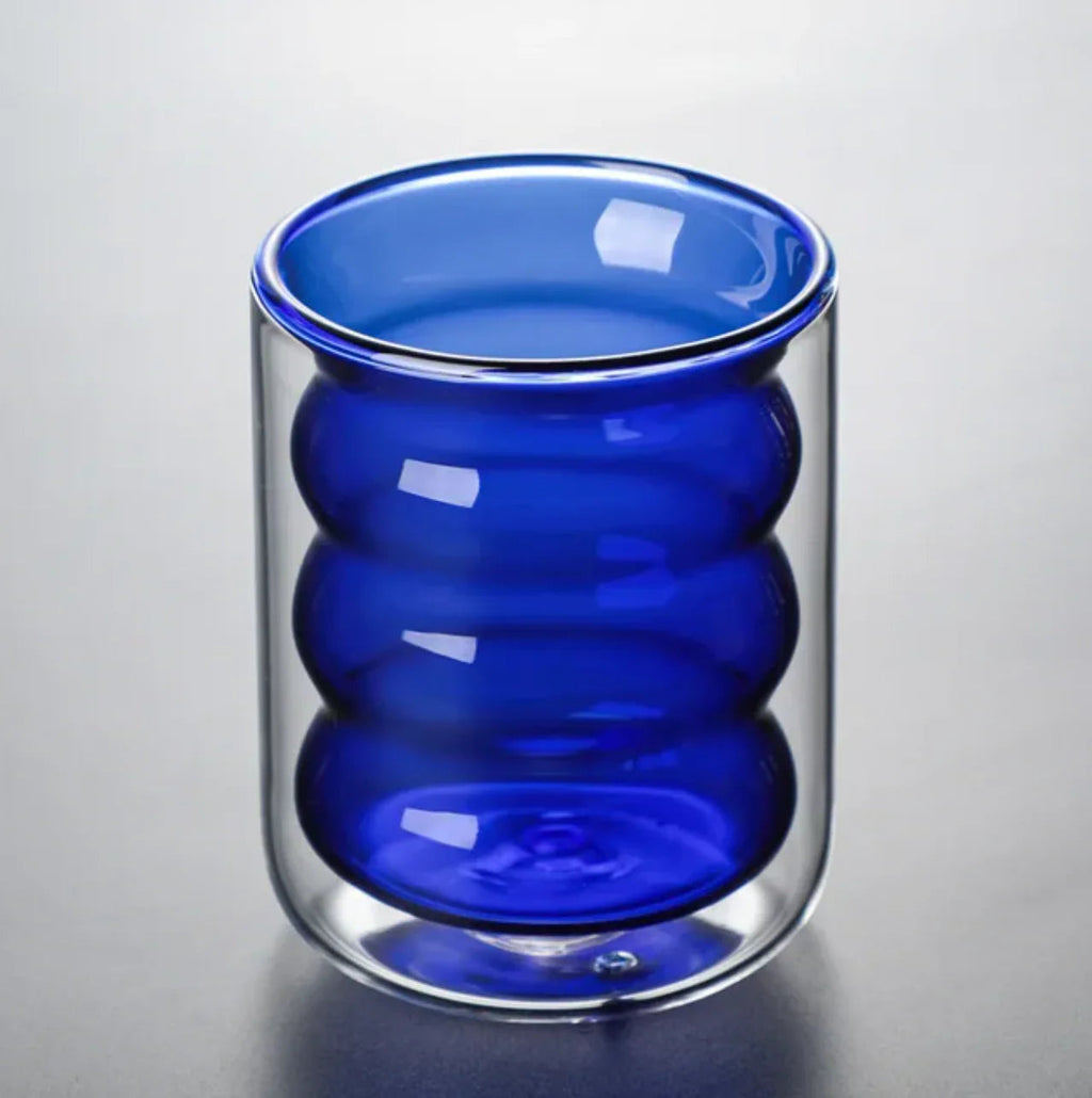 Melsina Double Glass Cup