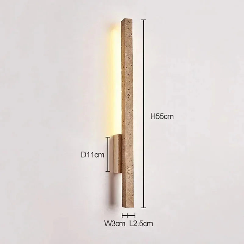Melsoda Travertine Wall Lamp