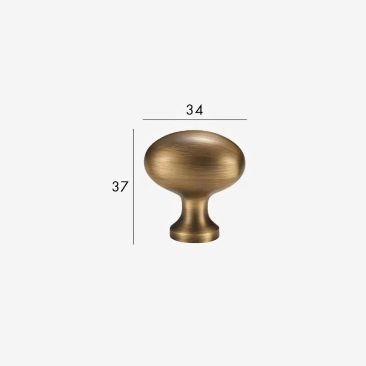 Meltura Brass Cabinet Knob