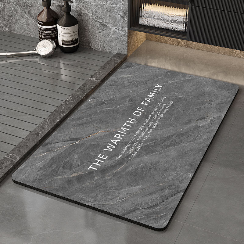 Memory Foam Bath Mat with Floral Print | Kelmera