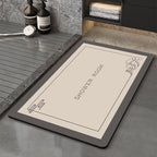 Memory Foam Bath Mat with Floral Print | Kelmera