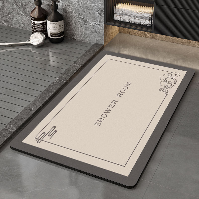 Memory Foam Bath Mat with Floral Print | Kelmera