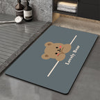 Memory Foam Bath Mat with Floral Print | Kelmera