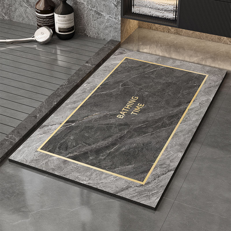 Memory Foam Bath Mat with Floral Print | Kelmera