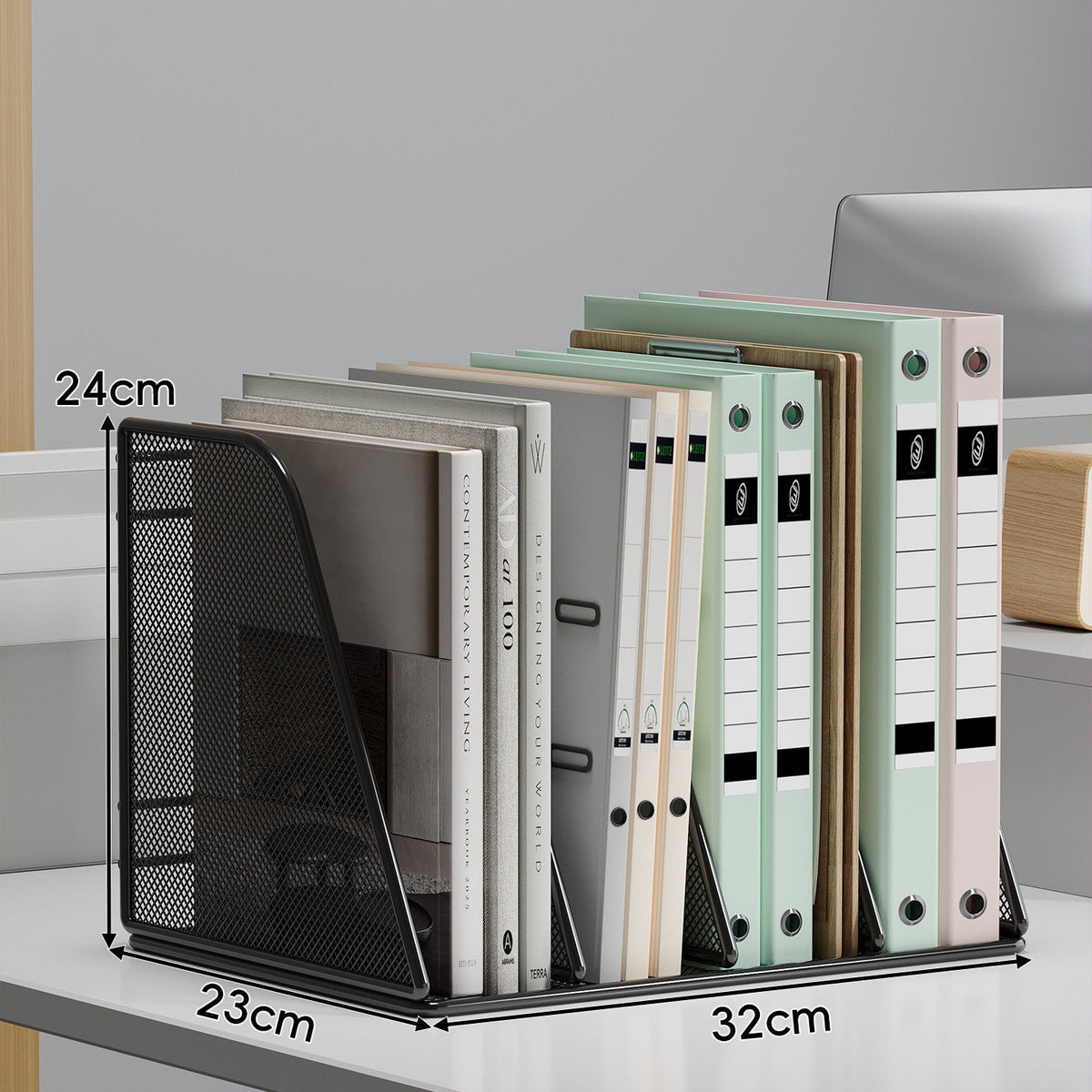 Mesh File Organizer Rack | Kelmera