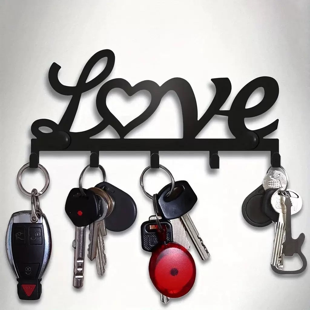 Metal Key Holder with Cat Design | Kelmera