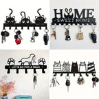 Metal Key Holder with Cat Design | Kelmera