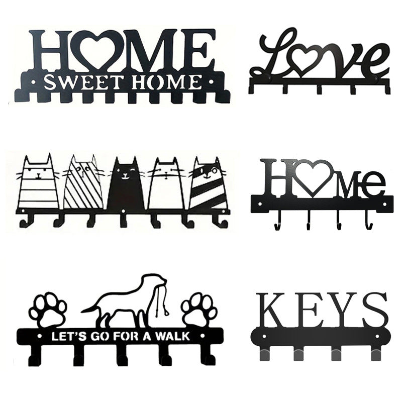 Metal Key Holder with Cat Design | Kelmera