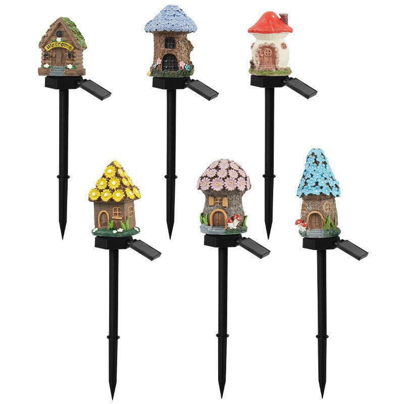 Miniature Hand-Painted Resin Mushroom Fairy House Garden Ornament | Kelmera