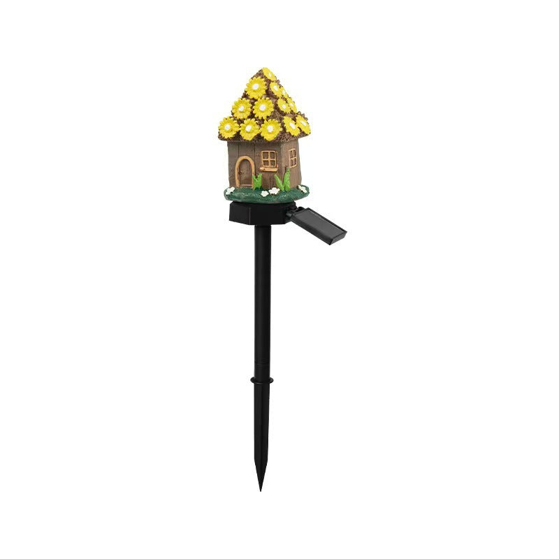 Miniature Hand-Painted Resin Mushroom Fairy House Garden Ornament | Kelmera