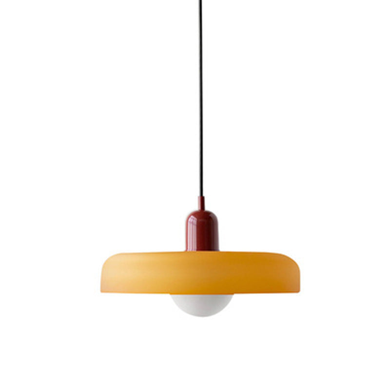 Minimalistic Ceramic Pendant Lamp with Layered Bell Shade | Kelmera