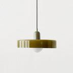 Minimalistic Ceramic Pendant Lamp with Layered Bell Shade | Kelmera