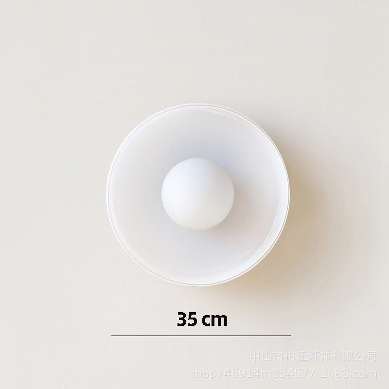 Minimalistic Ceramic Pendant Lamp with Layered Bell Shade | Kelmera