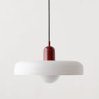 Minimalistic Ceramic Pendant Lamp with Layered Bell Shade | Kelmera