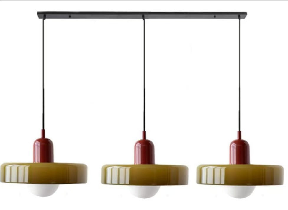 Minimalistic Ceramic Pendant Lamp with Layered Bell Shade | Kelmera