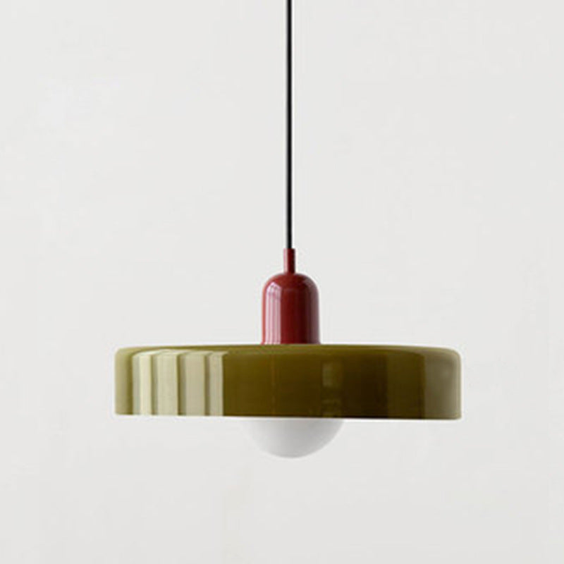 Minimalistic Ceramic Pendant Lamp with Layered Bell Shade | Kelmera
