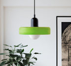 Minimalistic Ceramic Pendant Lamp with Layered Bell Shade | Kelmera