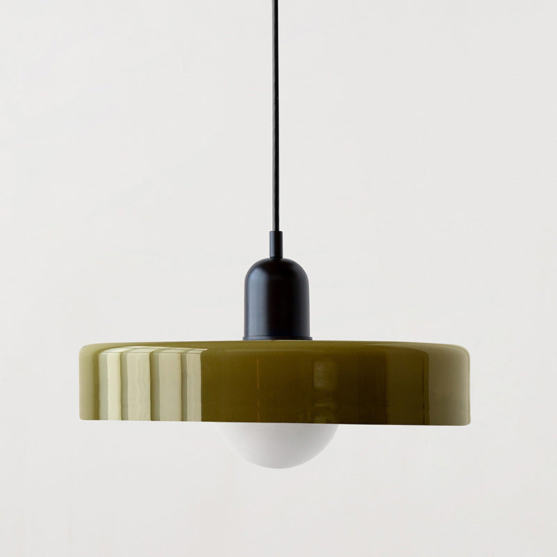 Minimalistic Ceramic Pendant Lamp with Layered Bell Shade | Kelmera