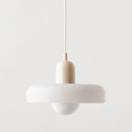 Minimalistic Ceramic Pendant Lamp with Layered Bell Shade | Kelmera