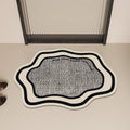 Modern Abstract Contoured Floor Mat | Kelmera