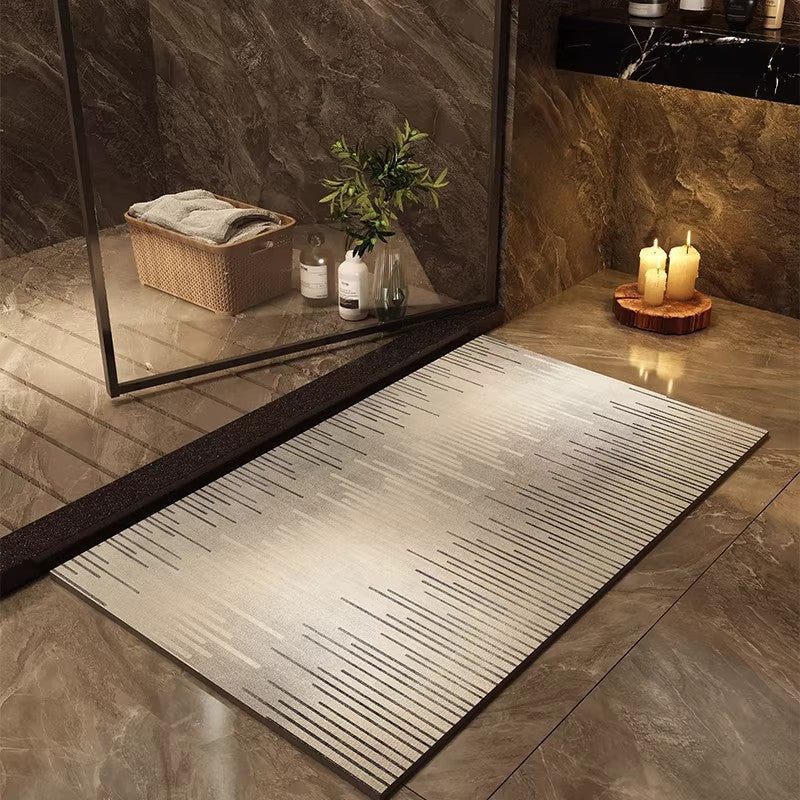 Modern Abstract Non-Slip Bath Mat | Kelmera
