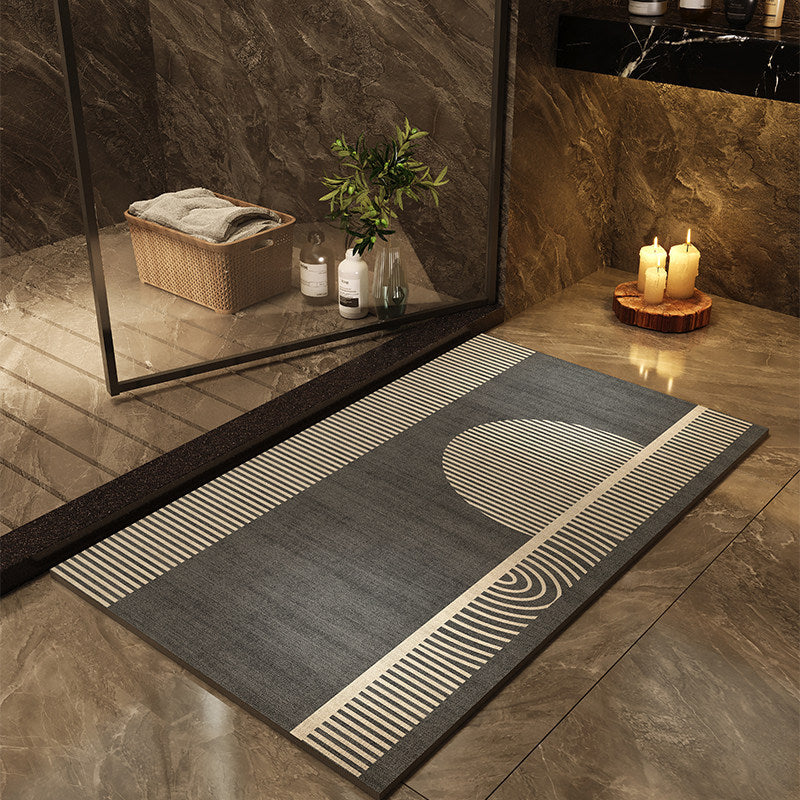 Modern Abstract Non-Slip Bath Mat | Kelmera