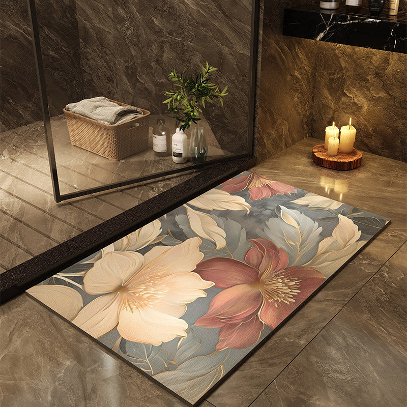 Modern Abstract Non-Slip Bath Mat | Kelmera