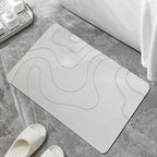 Modern Abstract Non-Slip Bathroom Mat | Kelmera