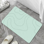 Modern Abstract Non-Slip Bathroom Mat | Kelmera