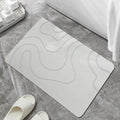 Modern Abstract Non-Slip Bathroom Mat | Kelmera