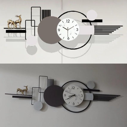 Modern Artistic Wall Clock with Geometric Design | Kelmera