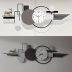 Modern Artistic Wall Clock with Geometric Design | Kelmera
