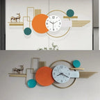Modern Artistic Wall Clock with Geometric Design | Kelmera