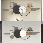 Modern Artistic Wall Clock with Geometric Design | Kelmera