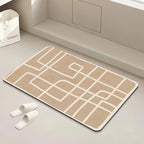 Modern Geometric Bath Mat | Kelmera