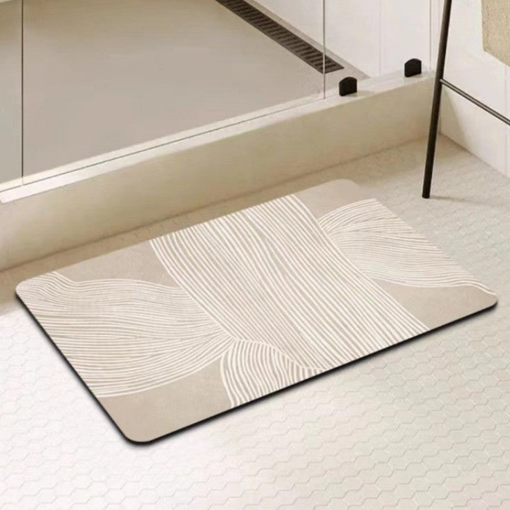 Modern Geometric Bath Mat | Kelmera