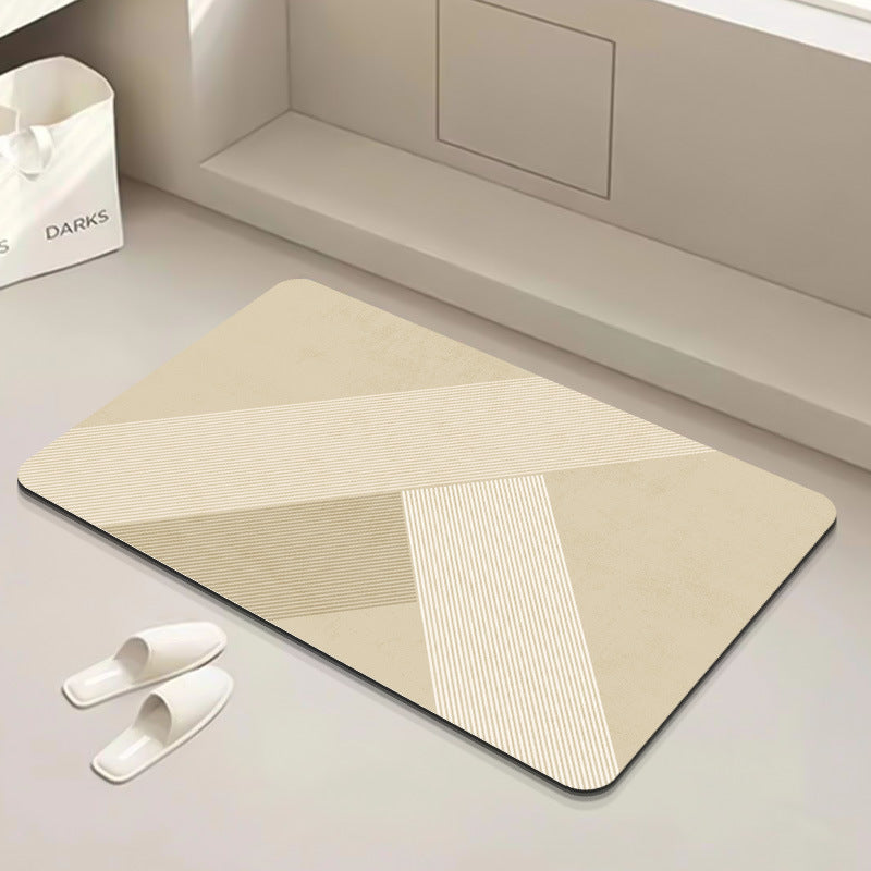 Modern Geometric Bath Mat | Kelmera