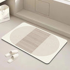 Modern Geometric Bath Mat | Kelmera