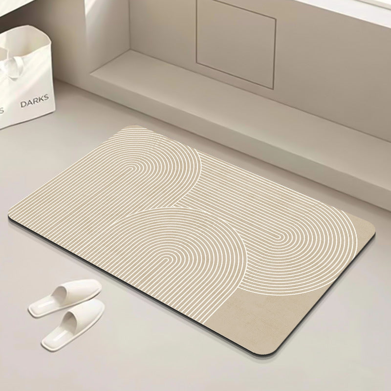 Modern Geometric Bath Mat | Kelmera