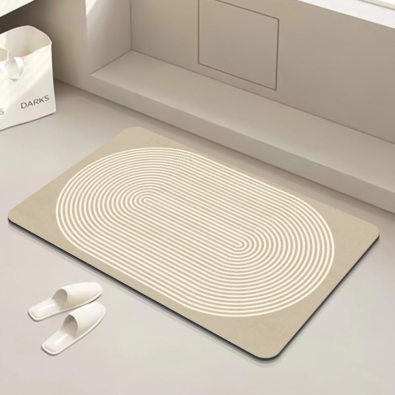 Modern Geometric Bath Mat | Kelmera