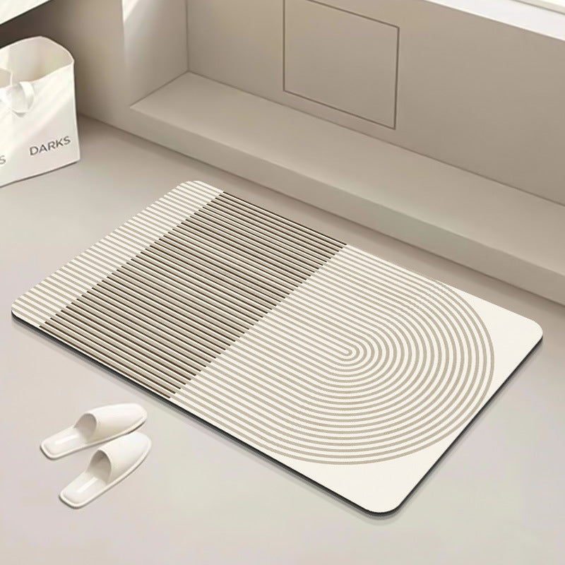 Modern Geometric Bath Mat | Kelmera