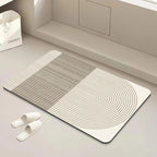 Modern Geometric Bath Mat | Kelmera