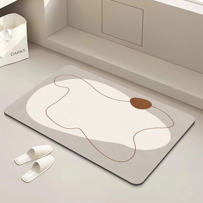 Modern Geometric Bath Mat | Kelmera