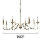 Modern Industrial Multi-Armed Minimalist Candle Holder Chandelier Pendant Light | Kelmera