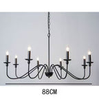 Modern Industrial Multi-Armed Minimalist Candle Holder Chandelier Pendant Light | Kelmera