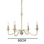Modern Industrial Multi-Armed Minimalist Candle Holder Chandelier Pendant Light | Kelmera