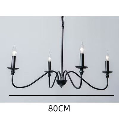 Modern Industrial Multi-Armed Minimalist Candle Holder Chandelier Pendant Light | Kelmera